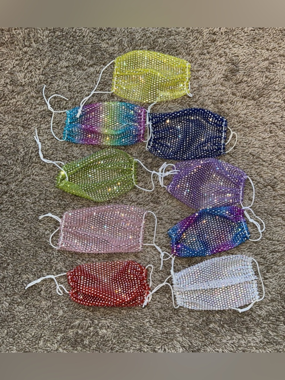 Youth Jeweled Costume Masks